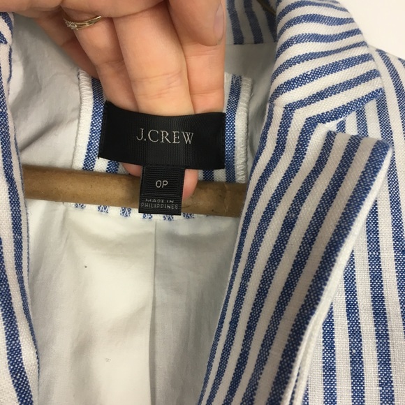 J. Crew regent blazer linen striped - Picture 4 of 6